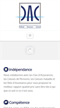 Mobile Screenshot of dac-assurance.ch